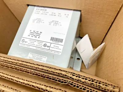 USED ABB GENERAL ELECTRIC TRANSFORMER 1-PHASE 1C,0.5KVA,120X240-120/240