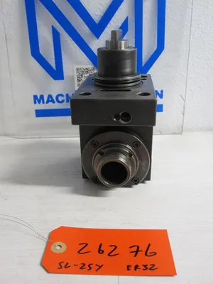 DMG Mori Seiki SL-25Y ER32 Right Angle 90 Degree Live Driven Tool Holder