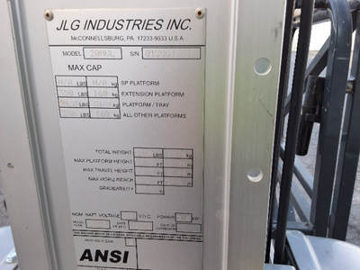 Used 2013 JLG 20MVL Vertical Mast Lifts North Carolina US | Stack Equipment #1550334