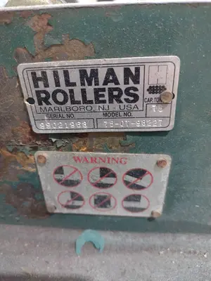 (2) 75 TON HILLMAN MODEL #75-OT ROLLER TYPE MACHINERY MOVING SKATES: STOCK #22986