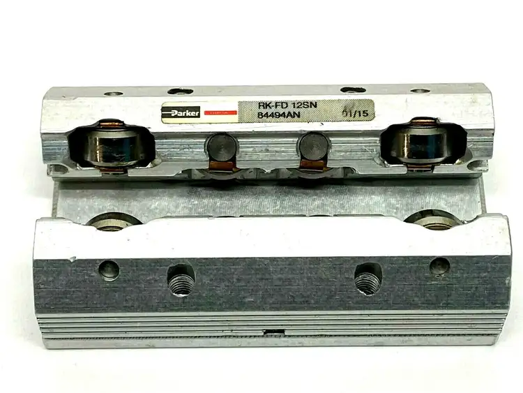 Used Parker Cassette Aluminum Roller Guide 64mm x 37mm Linear Guides Michigan US | Maverick Industrial Sales #1487379