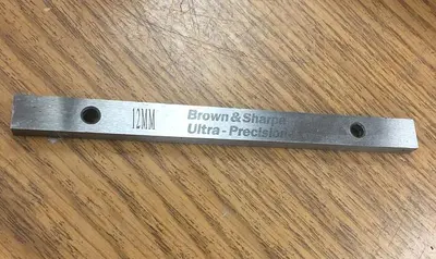 2205-700 Brown & Sharpe 1/4″ Super Precision Parallels 9 Pair, Model # 599-921-4