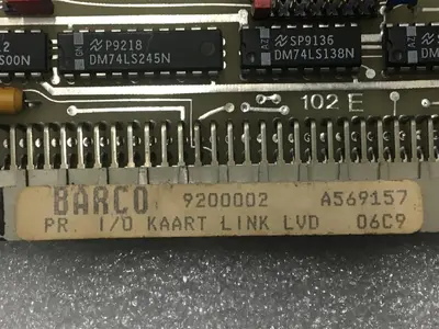 USED BARCO A569157 I/O KAART LINK LVD