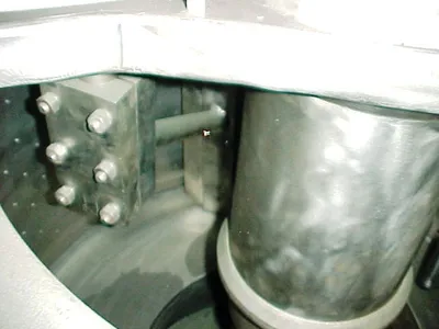 ATM/De Laval Mark III 36 x 20 perforate basket centrifuge, 316SS.