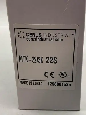 New | in-Stock CERUS MTK-32/3K 22S Miscellaneous Equipment (Electrical & Power) | Surplus Asset Holdings #1200305