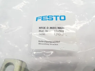 HFOE-D-MIDI/MAXI,159593 | Festo HFOE-D-MIDI/MAXI Mounting Brackets 159593 - New