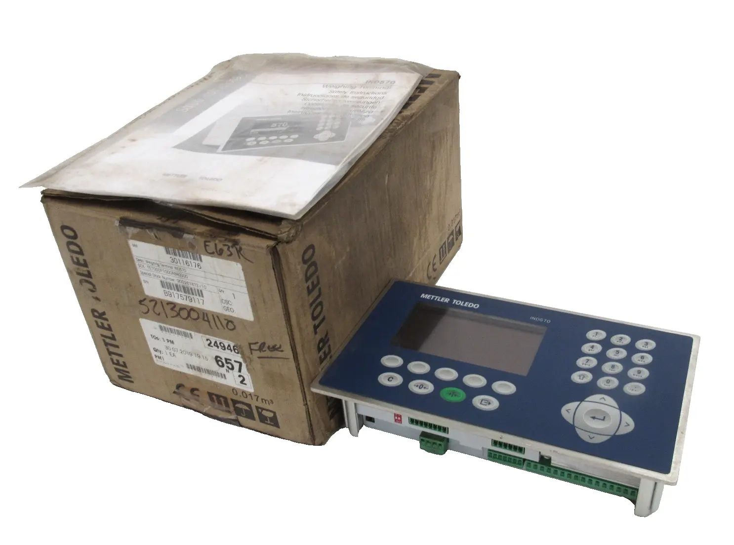 NEW METTLER TOLEDO IND570 WEIGHING TERMINAL