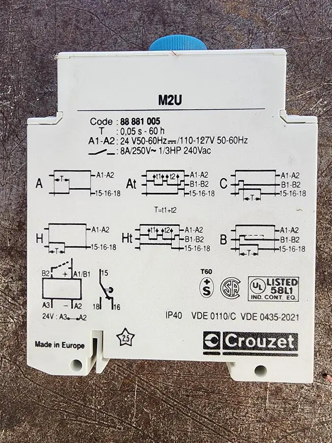 Used CROUZET M2U Relays & Switches Michigan US | Midwest Press and Automation #1260592