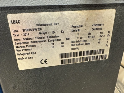 2014 ABAC Spinn5.510 200 tooling and equipment | Bowland Trading Ltd (5)