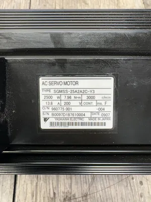 YASKAWA SGMSS-25A2A2C-Y3 Electrical/PLC/Automation | ESS Industrial Equipment Sales (7)