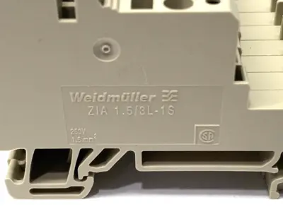 USED WEIDMÜLLER INITIATOR/ ACTUATOR TERMINAL BLOCK 1651980000 LOT OF 9