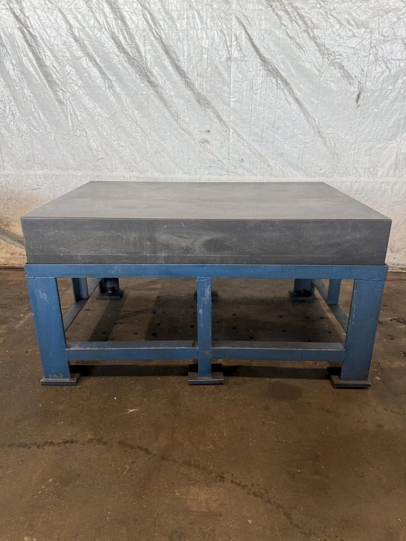 72" X 48" X 12" GRANITE SURFACE PLATE W/ STAND. STOCK # 0542826