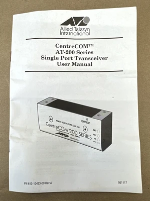 NEW Allied Telesis 990-01313-05