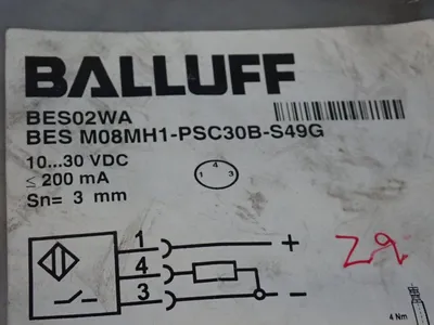 Used BALLUFF BES02WA Proximity Sensors Ohio US | HGR 24 #1064510