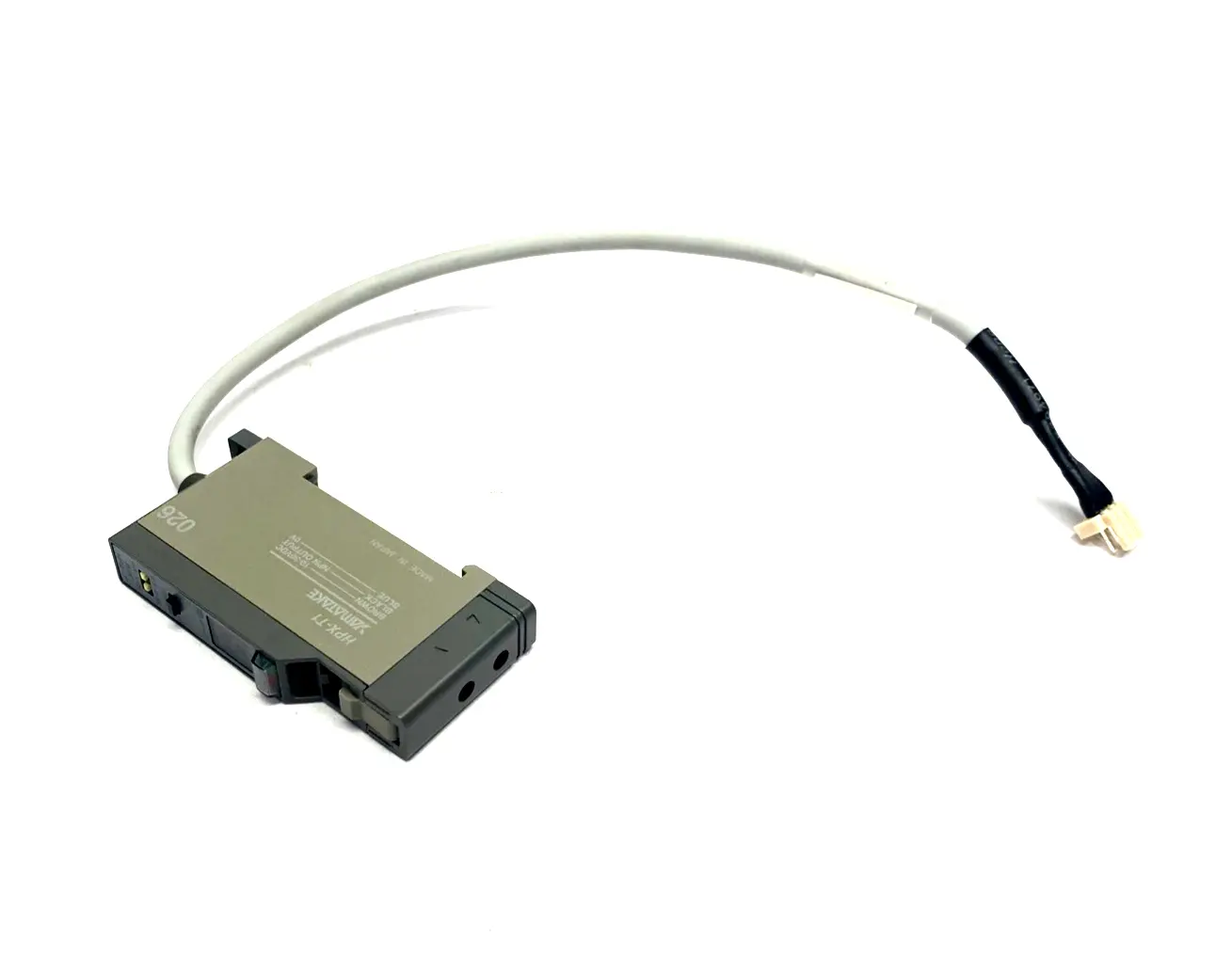 HPX-T1 | Yamatake  Fiber Optic Photoelectric Sensor 10-30VDC NPN MISSING COVER - Used