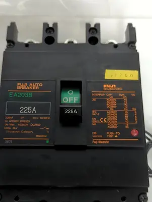 Used FUJI BB3GEB-225 Miscellaneous Equipment (Electrical & Power) Ohio US | Surplus Asset Holdings #1425661