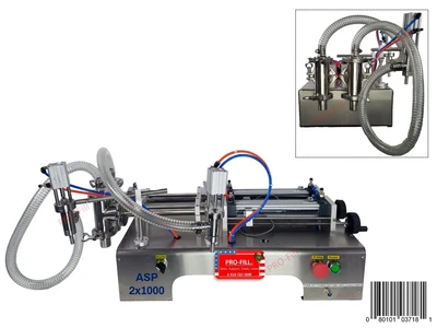 ASP Models Piston Filler Machines Double Head (Air & Electric / Air Only)