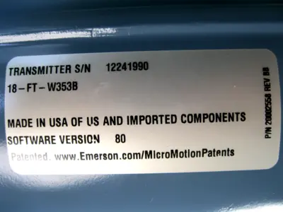 NEW Micro Motion 2700 R12 AB AEZCX