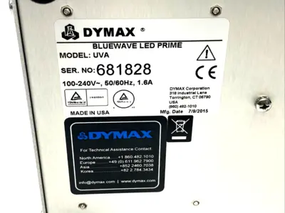 Used Dymax BlueWave LED Prime UVA, Model UVA UV Curing Systems Michigan US | Maverick Industrial Sales #1393177
