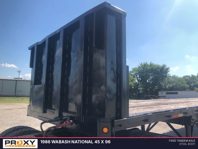 Used 1986 WABASH NATIONAL 45 X 96 Flatbed Trailers Kentucky US | Proxy Equipment #1377798