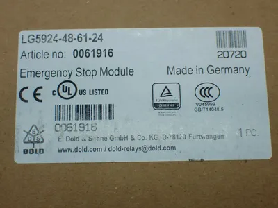 New | in-Stock DOLD LG5924486124 Relays & Switches Ohio US | HGR 24 #1150898