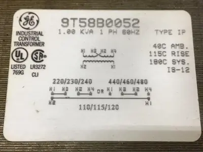 USED GENERAL ELECTRIC / GE 9T58B0052