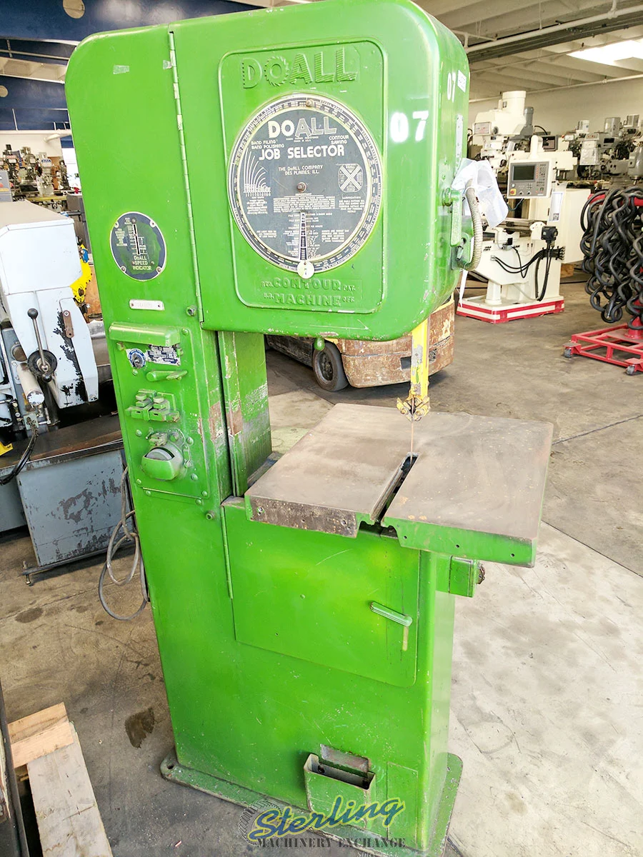 Used DOALL V-16 Vertical Band Saws California US | Sterling Machinery Exchange #1465992