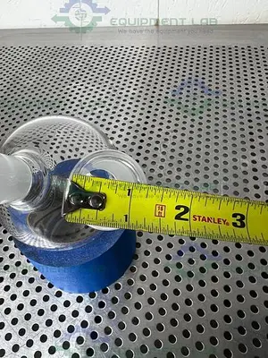 NEW CHEMGLASS CG-1524-05 500ML ROUND BOTTOM HEAVY WALL FLASK 24/40 3-NECK 20° ANGLED