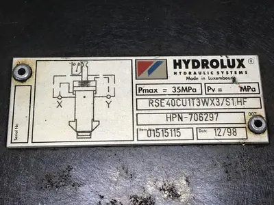 USED HYDROLUX RSE40CU1T3WX3/S1HF