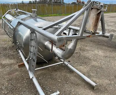 Tank, 350 Gallon, S/st, 60 PSI, Cherry Burrell #S744985