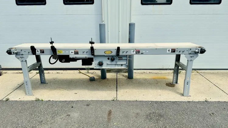 Used HYTROL 16” X 114” FLATTOP BELT CONVEYOR / SMOOTH TOP BELT Belt Conveyors Ohio US | Portage Packaging Systems, Inc. #394141