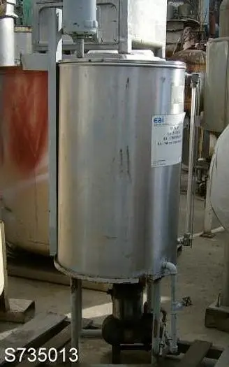 Tank, 50 Gallon, S/st, 22" x 36", Agit, 1/4 HP, Cip #S735013