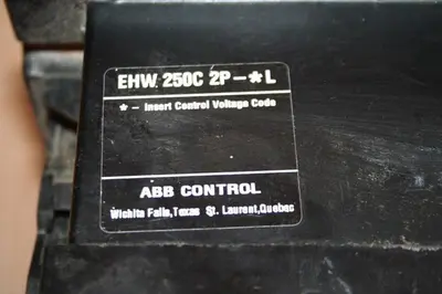 USED ABB EHW 250C 2P-.L