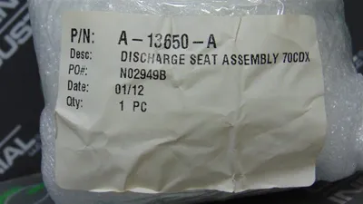 Ariel A-13650-A Compressor Discharge Seat DIS VLV SEAT ASSY, 70CDX, PRC New NIB