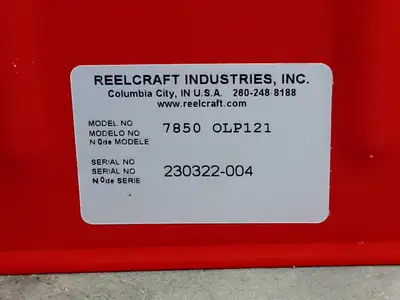 NEW REELCRAFT 7850 OLP121
