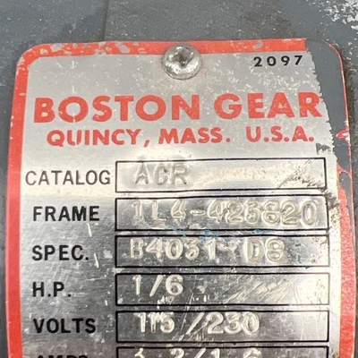 Used Boston Gear F310B50G1ACRT Speed Reducers California US | Davliegogo LLC #1706634