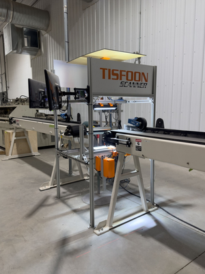 Tisfoon Optimizing Wood Scanner Defect Chop Saw and Sorting Line - 2020 Machine!