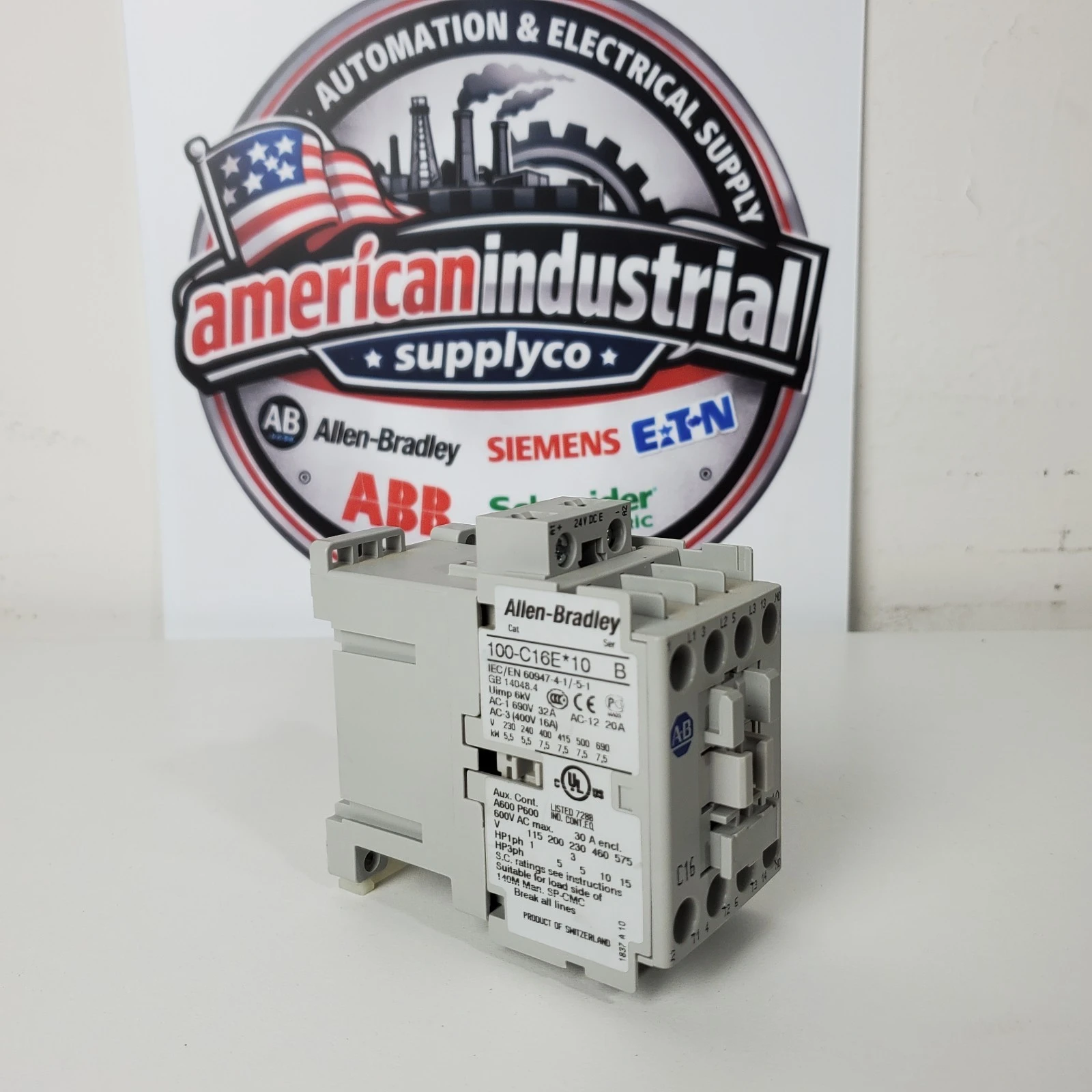 Used Allen-Bradley 100-C16E*10 Circuit Breakers California US | American Industrial Supply Co. #1376940