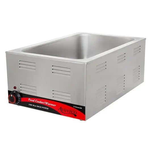 12" x 20" Full Size Electric Countertop Food Cooker / Warmer - 120V, 1500W