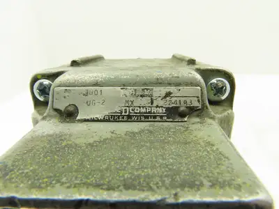 Square D Crane Hoist 4-Station Pushbutton Control Pendant Vintage