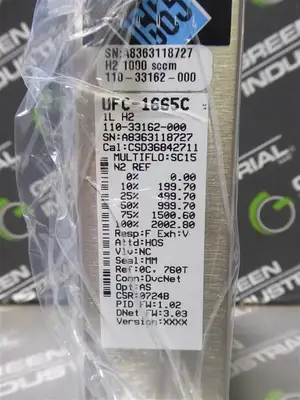 Unit / Celerity UFC-1665C Digital Metal Seal 1L H2 Multiflo SC15 New NIB