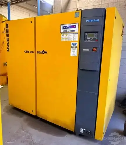 Used 2015 KAESER CSD 100 Rotary Screw & Sliding Vane Air Compressors Illinois US | Perfection Global, LLC. #1371117