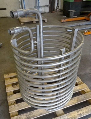 225 L S/S Water Jktd+Int Coil Tank