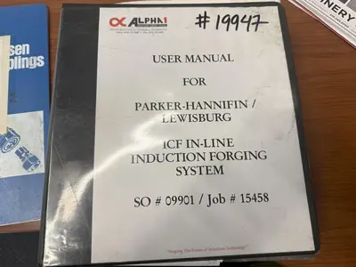 550 kW ALPHA-1 INDUCTION HEAT POWER SOURCE, COIL MODULE STATION & CONTROLS: STOCK #19947