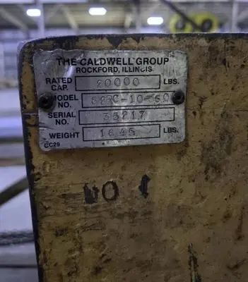 USED CALDWELL 82RC-10-60