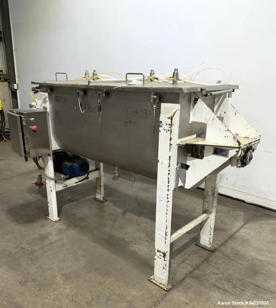 Used AMERICAN PROCESS SYSTEMS DRB 18 Ribbon Blenders Illinois US | Aaron Equipment #352076