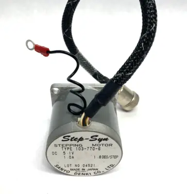 Used Sayo Denki Step-Syn Stepping Motor 1.8° Step 5.1VDC 1.0A Motors (misc) Michigan US | Maverick Industrial Sales #1395675