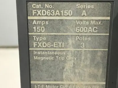 USED SIEMENS FXD63A150