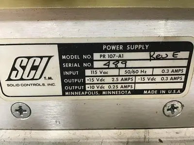 USED SCI PR 107-A1
