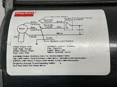USED DAYTON 6Z086